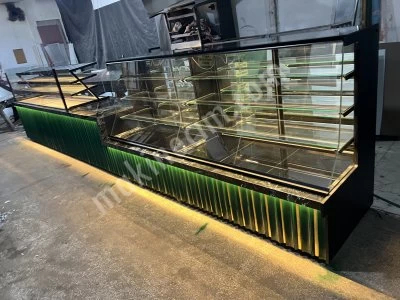 Pastane Ekler Kuru Pasta Yaş Pasta Tatlı Çikolata Vitrin Dolabı