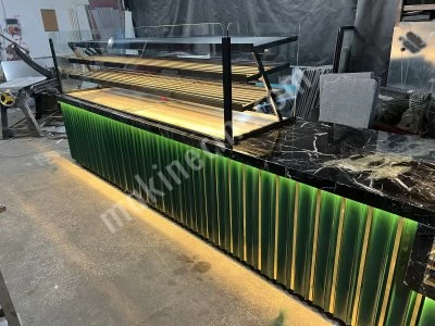 Pastane Ekler Kuru Pasta Yaş Pasta Tatlı Çikolata Vitrin Dolabı
