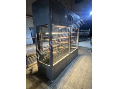 Pastane Ekler Kuru Pasta Yaş Pasta Tatlı Çikolata Kule Cephe Dolabı