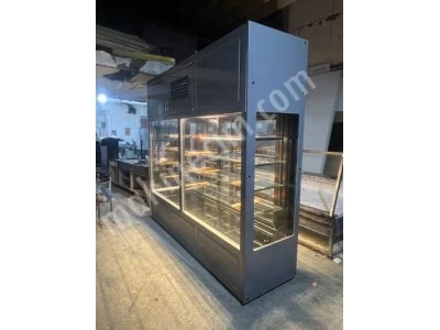 Pastane Ekler Kuru Pasta Yaş Pasta Tatlı Çikolata Kule Cephe Dolabı