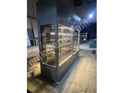 Pastane Ekler Kuru Pasta Yaş Pasta Tatlı Çikolata Kule Cephe Dolabı