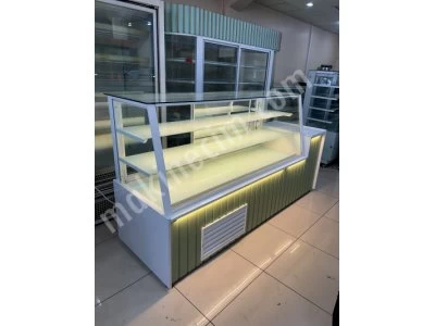 Pastane Ekler Kuru Pasta Yaş Pasta Tatlı Çikolata Meze Vitrin Dolabı