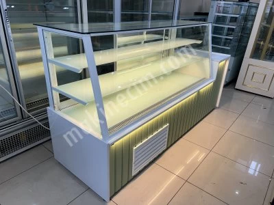 Pastane Ekler Kuru Pasta Yaş Pasta Tatlı Çikolata Meze Vitrin Dolabı