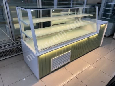 Pastane Ekler Kuru Pasta Yaş Pasta Tatlı Çikolata Meze Vitrin Dolabı