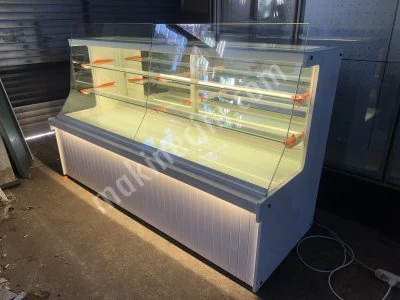 Pastane Ekler Kuru Pasta Yaş Pasta Tatlı Çikolata Meze Vitrin Dolabı