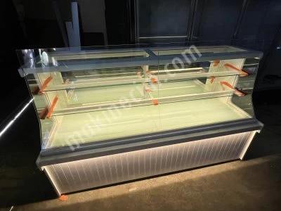 Pastane Ekler Kuru Pasta Yaş Pasta Tatlı Çikolata Meze Vitrin Dolabı