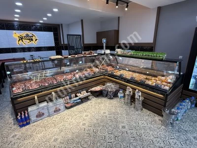 Komple Kasap Dükkanı Market Şarküteri Sütlük Reyon Et Tavuk Dolabı Soğuk Hava Deposu Buzhane Sütlük