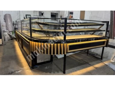 Pastane Ekler Kuru Pasta Yaş Pasta Tatlı Çikolata Meze Unlu Mamüller Poğaça Börek Tatlı Vitrin Dolap