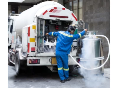 Oxygen Argon Nitrogen Cryogenic Gas Trailer
