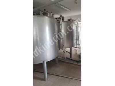 Sıvı Ürünlerin Isıtılması İçin Kazan 2500 Lt
