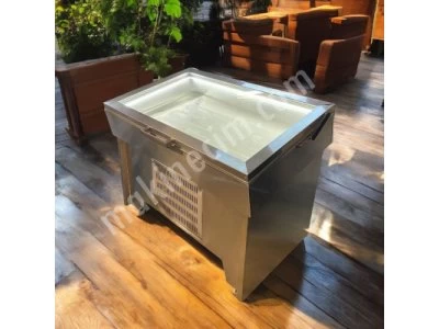 Amörtisör Camlı Balık Teşhir Dolabı / Restaurant Tip Balık Vitrini