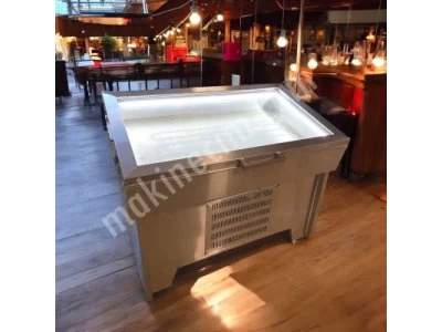 Amörtisör Camlı Balık Teşhir Dolabı / Restaurant Tip Balık Vitrini