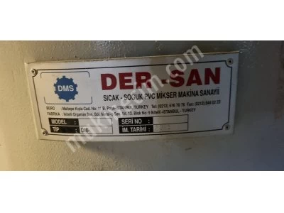 Satılık Pvc Mikser Dersan Marka