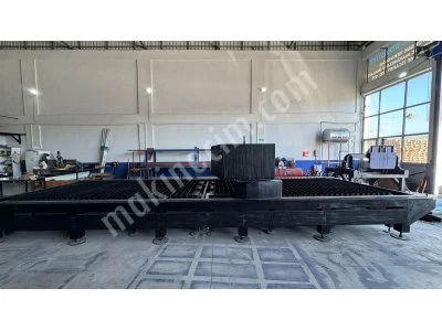 Cnc Plazma Oksijen Kesim Çift Kafa 13M Alan, 65Mm Kadar Kesim Makineleri
