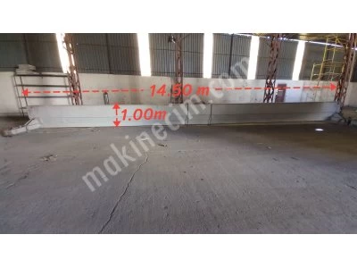 14,5 Mt Köprü, 5 Tonluk Monoray Tavan Vinci