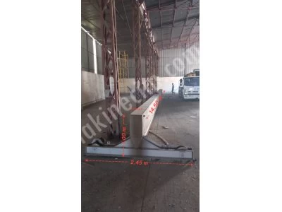 14,5 Mt Köprü, 5 Tonluk Monoray Tavan Vinci