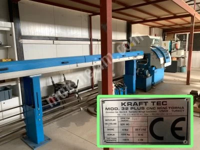 6 Inch Cnc Otomat 32 Lik Torna C-Eksen + Cubuk Sürücü + 3D Sımulator (Plastik Enjeksiyon Makine Takaslı)