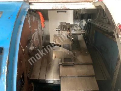 6 Inch Cnc Otomat 32 Lik Torna C-Eksen + Cubuk Sürücü + 3D Sımulator (Plastik Enjeksiyon Makine Takaslı)
