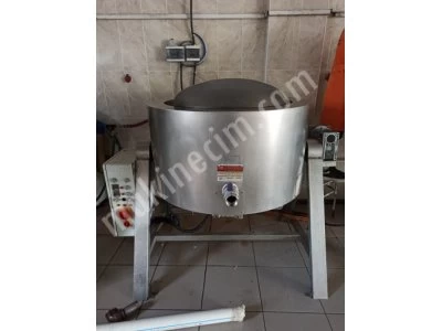 Lokum Pişirme Kazanı Isı Transfer Yağlı 300Litre Devirme Sistemli