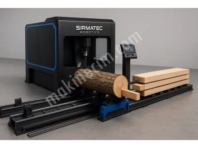 Tek Makinede Çift Görevli Ahşap Tomruk Dilimleme Makineleri