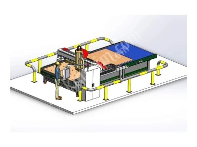 Otomatik Takım Değiştiren Vakumlu Cnc Router Ahşap İşleme Makineleri