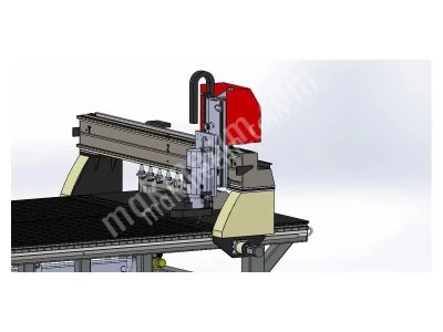Otomatik Takım Değiştiren Vakumlu Cnc Router Ahşap İşleme Makineleri