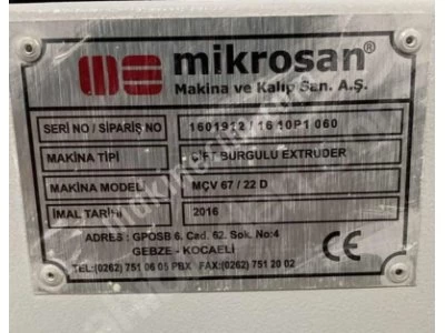 Mikrosan 67/22 D Profıl Hattı Yenı Ayarında