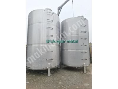 30 Tonluk Paslanmaz Krom Tank Kimya Gıda Tankı