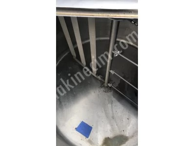 1.8 Ton Kapasiteli (1800 Kg) Paslanmaz Çikolata Stok Tankı - 3 Cidarlı ve İzolasyonlu
