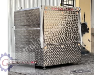 Pnömatik Önden Kapaklı Döner Sepetli Yıkama Makinesi