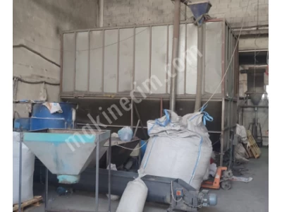 Tasfiye Nedeni İle Satış 120 Lik Kafadan Kesme Granül Makinası ve Ekipmanları