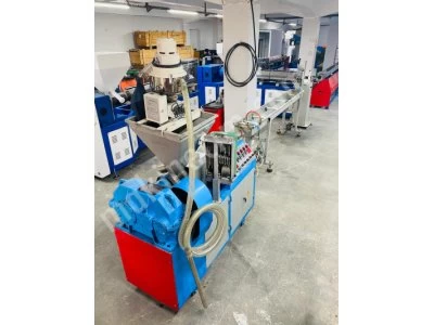 Plastik Pvc Fitil Conta Üretim Hattı Temiz Sıfır Ayarında Hemen Teslim!