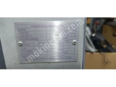 Vidkom Vidalı Kompresör 10Hp Yerli Kurutma ve 500Lt Deposu