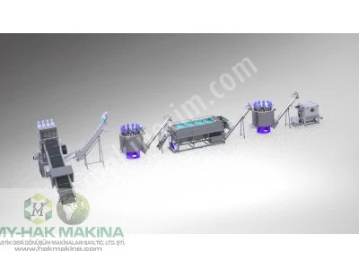 Plastik Pet Şişe Geri Dönüşüm Hattı Plastik Geri Dönüşüm Hattı