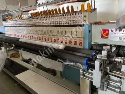 Yuxing Marka 2019 Model 66 İğne 330 Cm Nakış Kapitone Makinası
