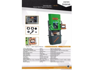 Punch Takım Taşlama Makinası