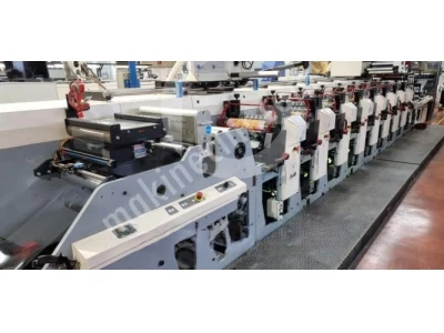 2008 Mps Ef 410 - 8 Flexo Label Printing Machine
