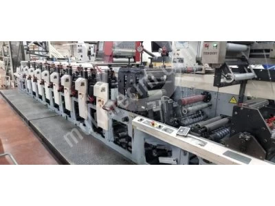 2008 Mps Ef 410 - 8 Flexo Label Printing Machine