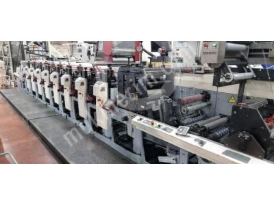 2008 Mps Ef 410 - 8 Flexo Label Printing Machine