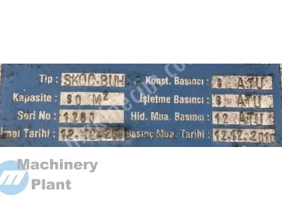 2 El Buhar Kazanı 80 M2