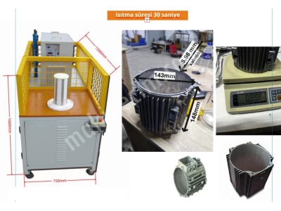 Aluminyum Gövdeli Elektrik Motorlarının İndüksiyonla Stator Sıkı Geçme İşlemi