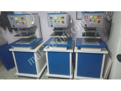 Plastik Zeminler Üzerine Sıcak Yaldız Baskı Klişe Baksı Presi Gatantili!