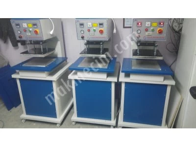 Plastik Zeminler Üzerine Sıcak Yaldız Baskı Klişe Baksı Presi Gatantili!