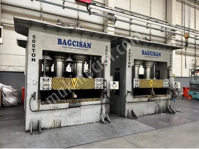 500 Ton Sıvama Pres Bagcısan Marka Tabla 2100 X1500Mm
