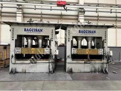 500 Ton Sıvama Pres Bagcısan Marka Tabla 2100 X1500Mm