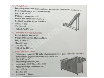 Dondurulmuş Patates Tesisi