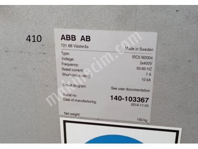Abb Robot Irb 140 M2004 2014 Model