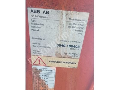 Abb Robot Irb6640-130/3.2 2015 Model