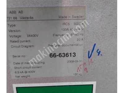 Abb Robot Irb6640-185/2.5 2009 Model