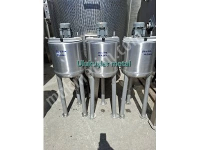 Sıvı Karıştırıcı Mikser Kazan 50 Litre Paslanmaz Deterjan Kazanı